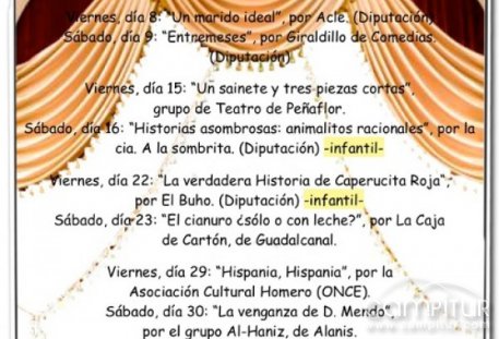 El Pedroso celebra su III Mes del Teatro 