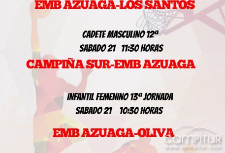 Azuaga concentra un intenso fin de semana deportivo con citas de baloncesto, balonmano y fútbol base